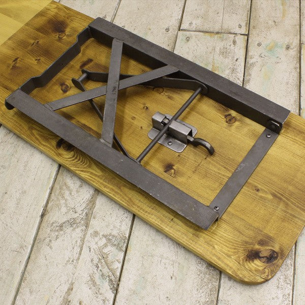 Table Underframe Folding Bench Trestle Steel 710mm