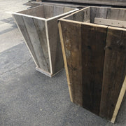 Vase Shaped Wooden Planter - Garden Furniture