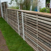 Scaffold board fencing or  garden screening