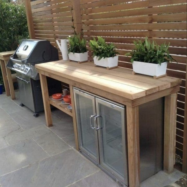 Outdoor BBQ Kitchen Area