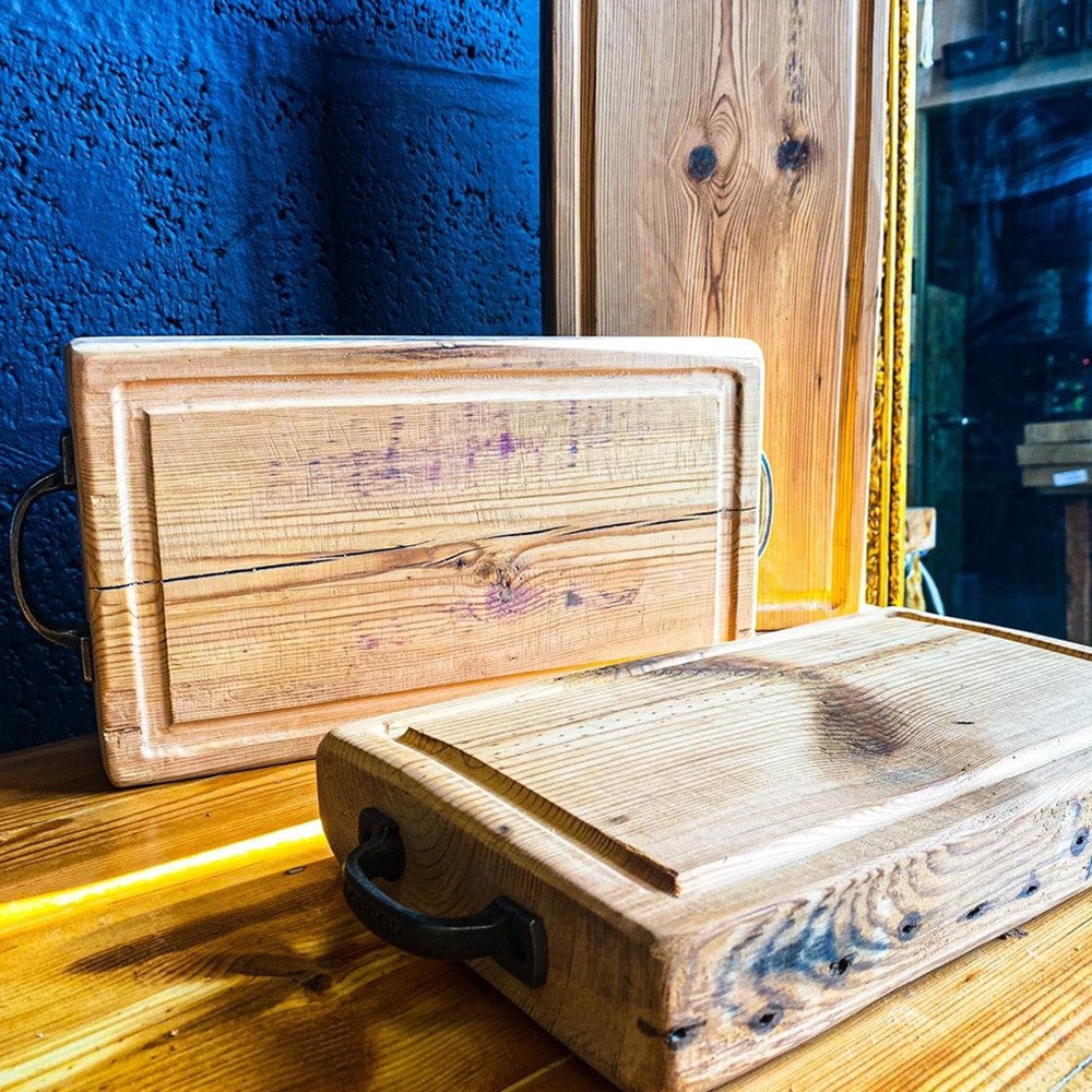 Handmade chopping or bread boards