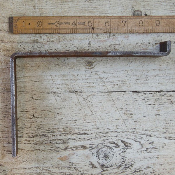 Shelf Bracket 'UTILITY' Angled Strong Steel Lip 6" x 9"