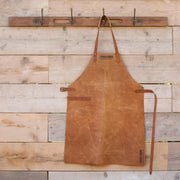 Stunning real leather kitchen apron