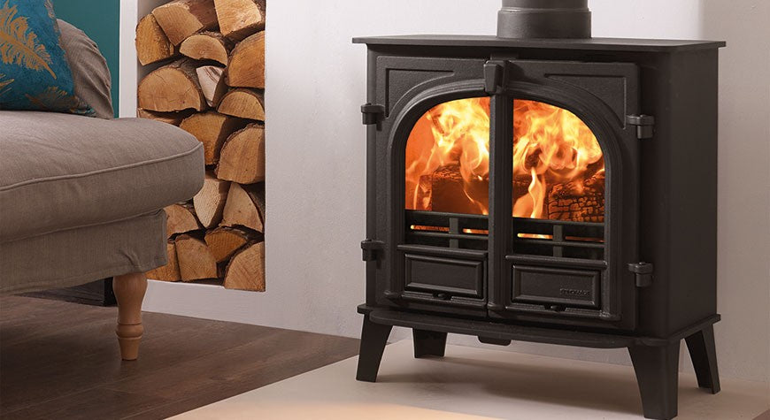 Stockton 5 Wide Fixed Grate Wood Burning & Multi-fuel Stoves