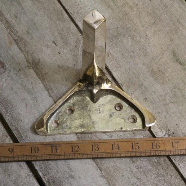 Furniture Leg Amalfi Cast Polished Brass 180mm