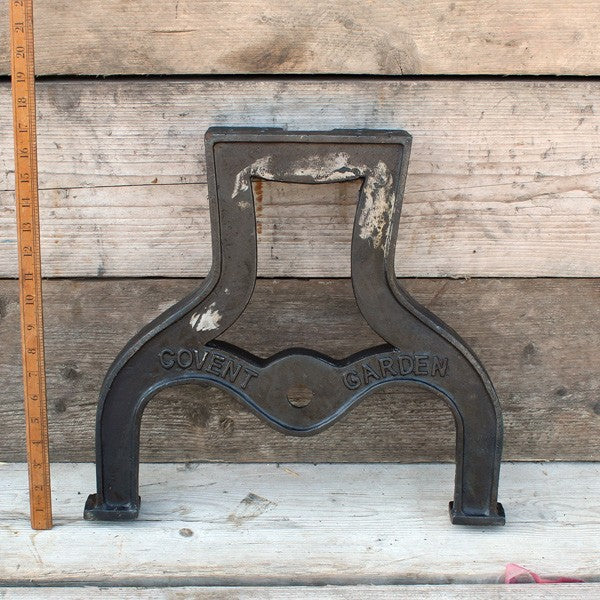 Bench End Frame Covent Garden Cast Antique Iron 400mm