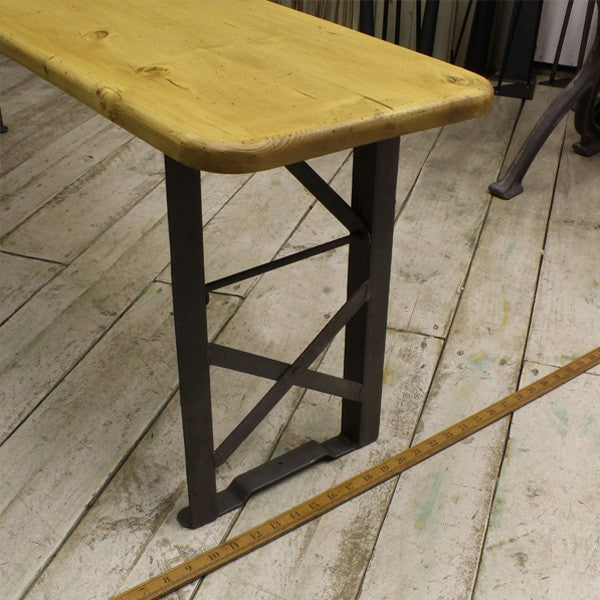 Bench Underframe Folding 'Table Trestle' Steel 400mm