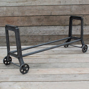 Ganstead Dining Table End Frame with castor wheels