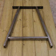 Table End Frame (A Frame) Tubular Antique Iron 660mm