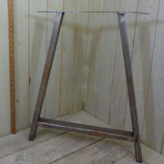 Table End Frame (A Frame) Tubular Antique Iron 710mm