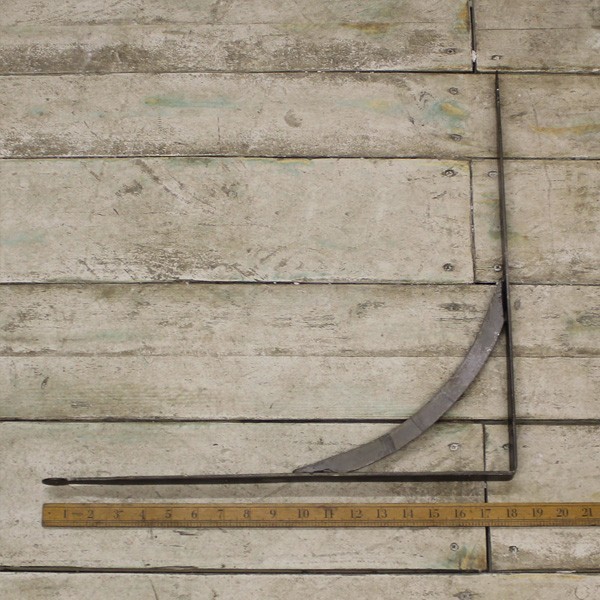Shelf Bracket Handforged Antique Iron 18" x 18" | Metal | Rugged Lo... Shelf Bracket Handforged Antique Iron 18" x 18"-Metal-Rugged London
