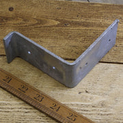Shelf Bracket 'Utility' Angled Galvanised Lip 4" x 4"