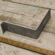 Shelf Bracket 'Utility' Angled Galvanised Lip 6" x 6"
