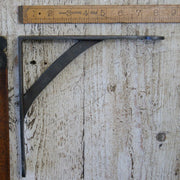 Shelf Bracket Gallows Penny End Cast Antique Iron 8" x 8"
