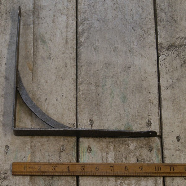 Shelf Bracket Handforged Antique Iron 10" x 10"