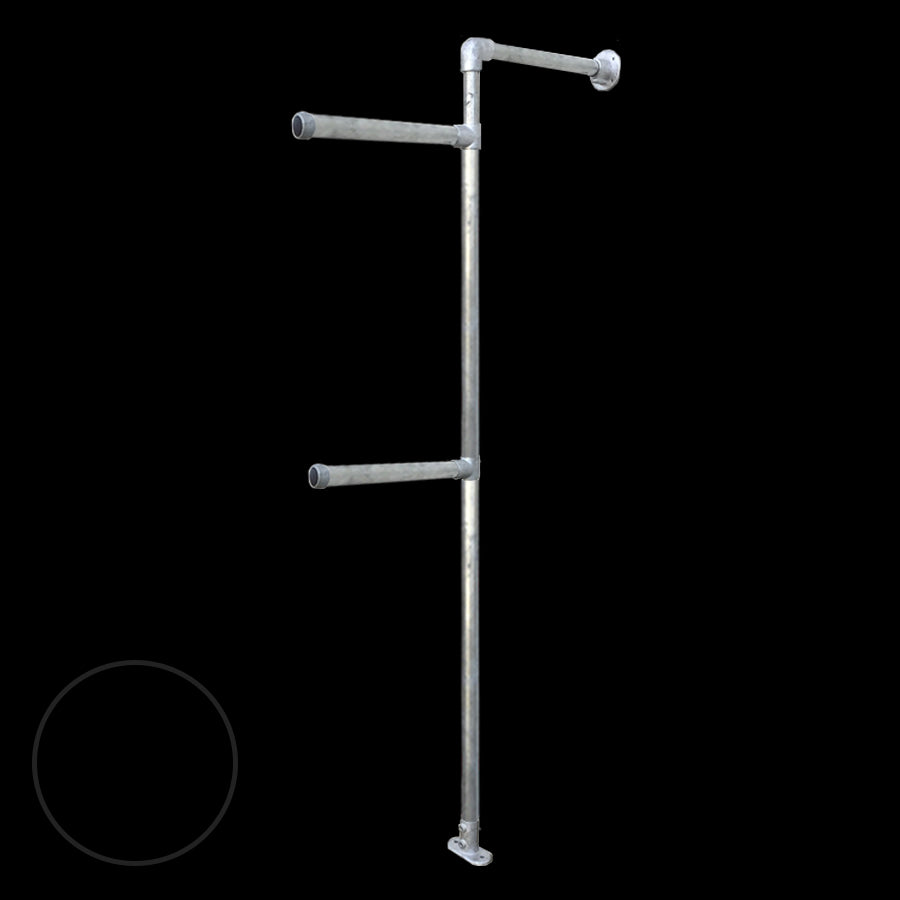 Scaffold Wall to floor Clothing Rail Kit