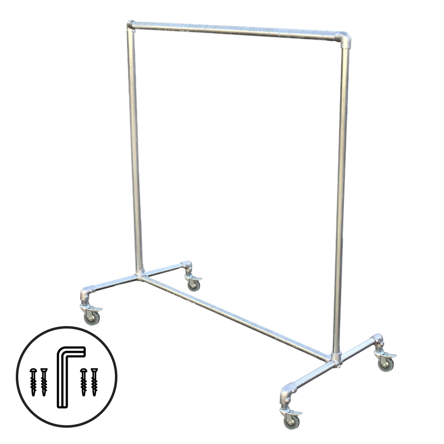 Scaffold Clothing Rail with wheels Kit