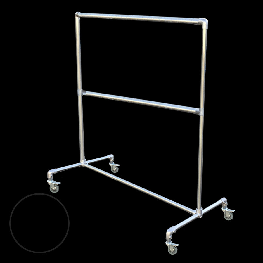 Scaffold Double Clothing Rail with wheels Kit