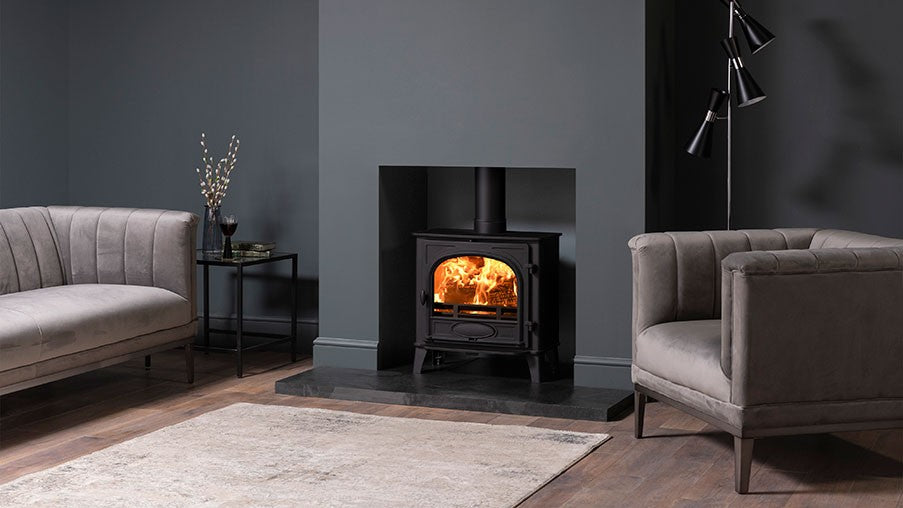 Stockton 5 Wide Fixed Grate Wood Burning & Multi-fuel Stoves