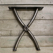 Roman Curved Cross Bench Under Frame End 400mm