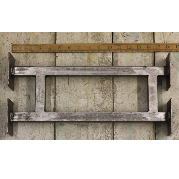 School Bench Underframe 25mm Square Box Steel 400mm | Metal | Rugge ...