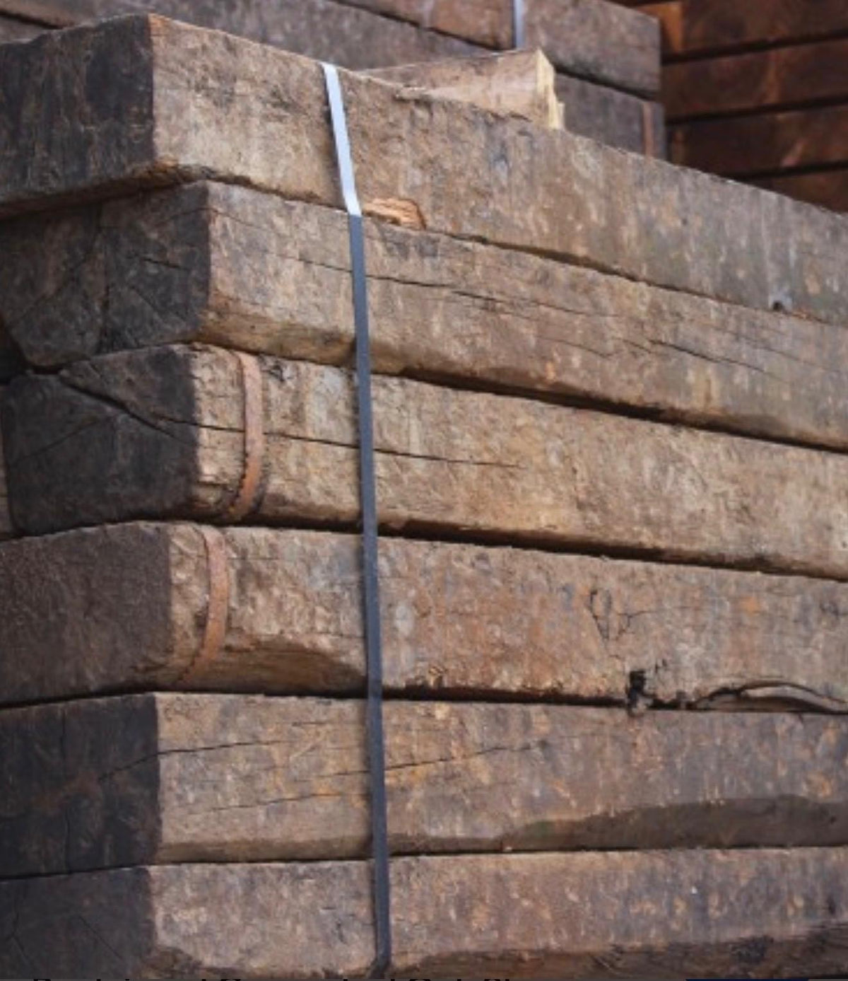Reclaimed Railway Sleeper 2.4m x 200mm x 100mm